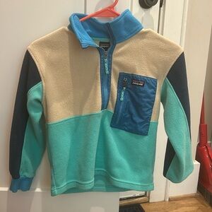 Boys half zip Patagonia fleece